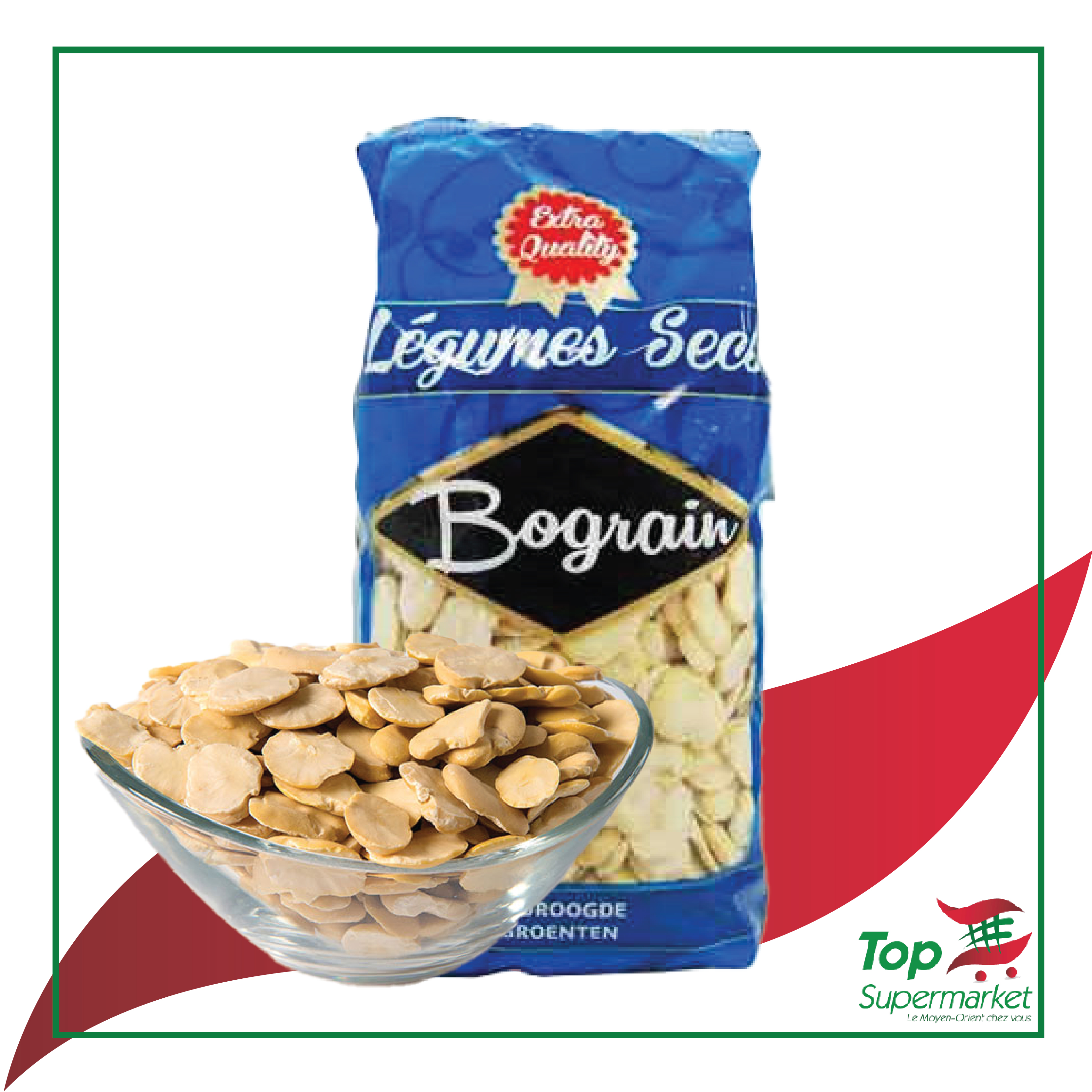 Bograin fèves cassées 750gr